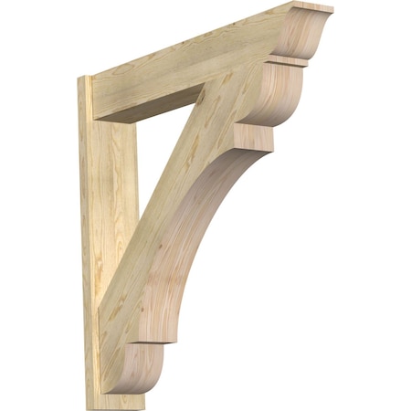 Ekena Millwork Olympic Rough Sawn Traditional Outlooker, Douglas Fir, 8"W x 44"D x 44"H OUT08X44X44OLY01RDF